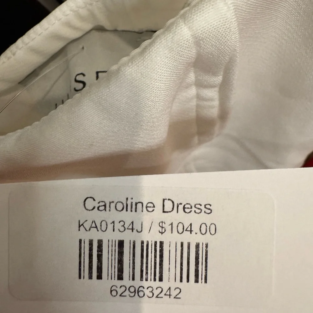 NWT Chic White Button-Front Mini Dress - Picture 5 of 5